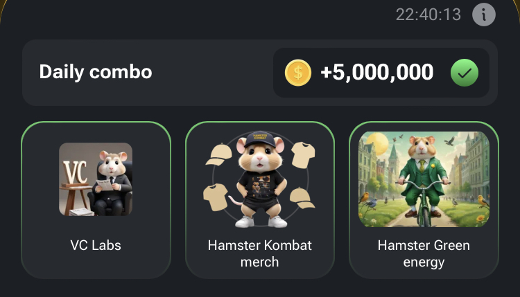 VC Labs, Hamster Kmbat merch, Hamster Green energy