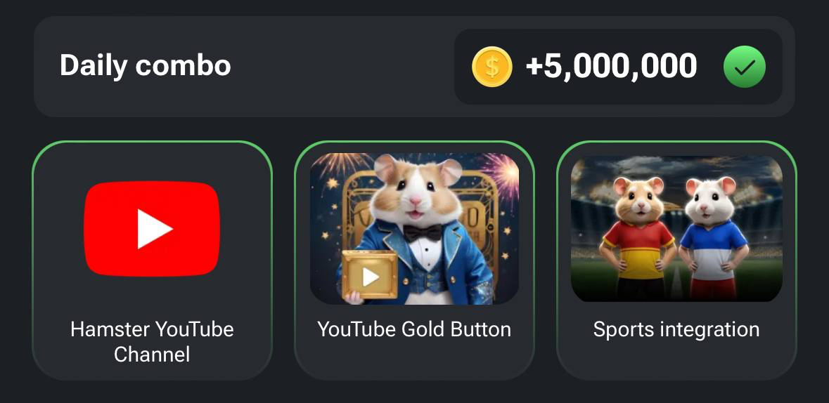 Youtube Gold Button, Hamster Youtube Channel, Sports integration